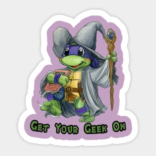 Get Your Geek On! Sticker